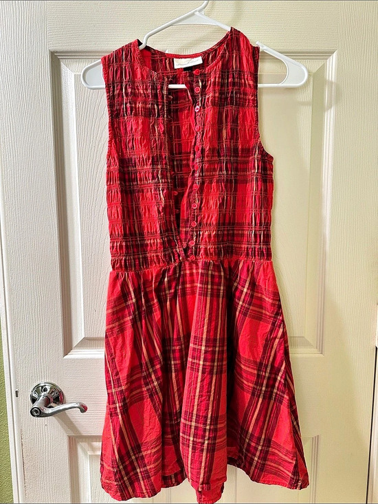 Universal Thread Dresses & Skirts - Mini A-Line Dress Plaid Red & Black
